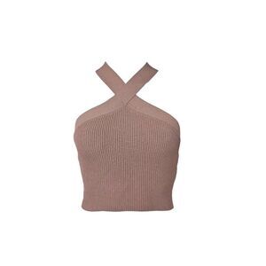 aritzia babaton sculpt crisscross crop top